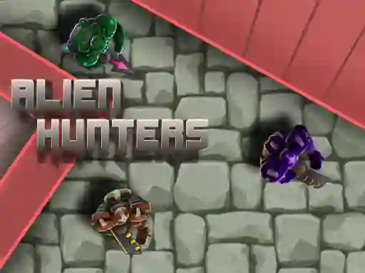 Gêm Alien Hunters ar-lein