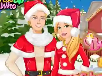 Gêm Barbie and Ken Christmas ar-lein