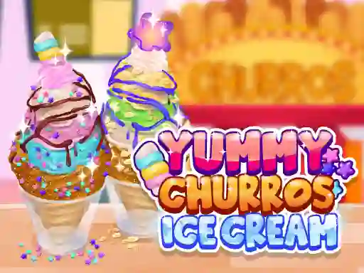 Gêm Yummy Churros Ice Cream ar-lein