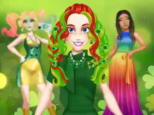 Gêm St Patrick's Day Princess Challenge ar-lein