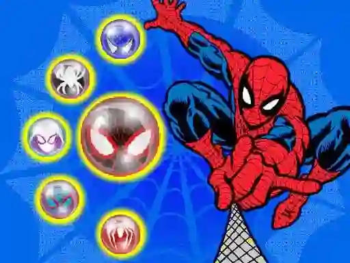 Gêm Spiderman Bubble Shooter ar-lein
