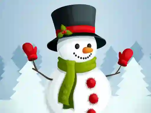 Gêm Jumping Snowman ar-lein