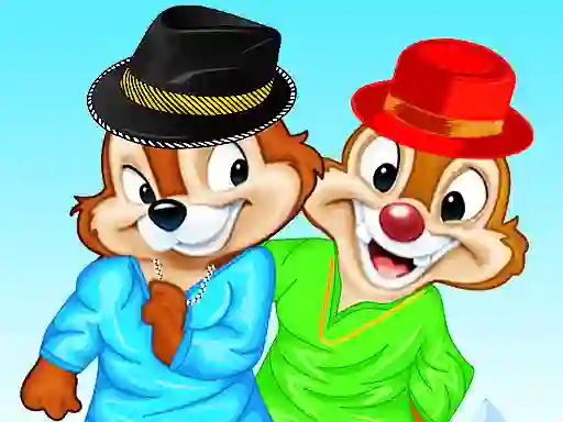 Gêm Chip n Dale Dressup ar-lein