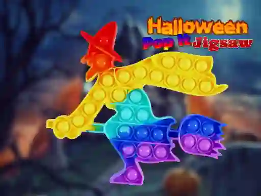 Gêm Halloween Pop It Jigsaw ar-lein