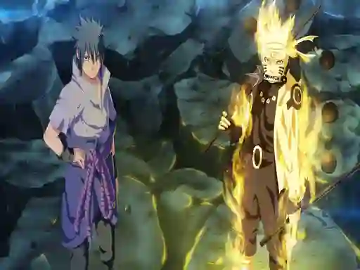 Gêm Naruto Funny Games ar-lein