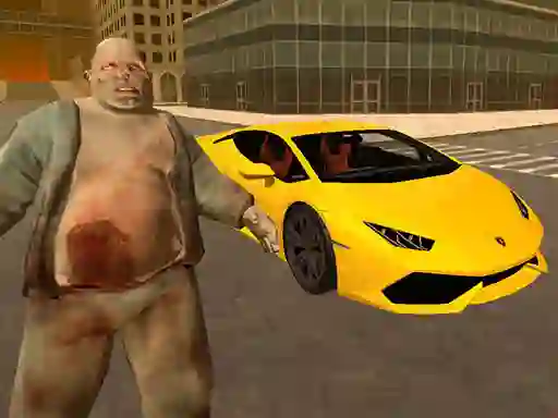 Gêm Supercars Zombie Driving ar-lein