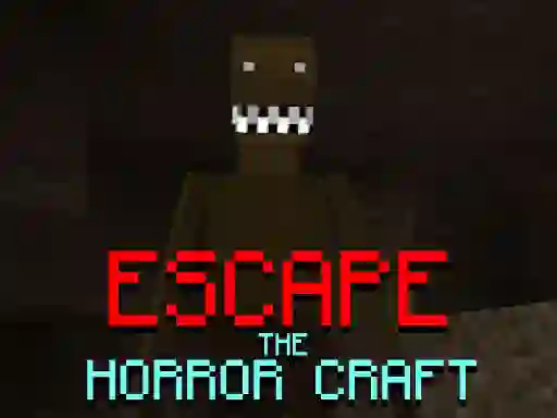 Gêm Escape the Horror Craft ar-lein