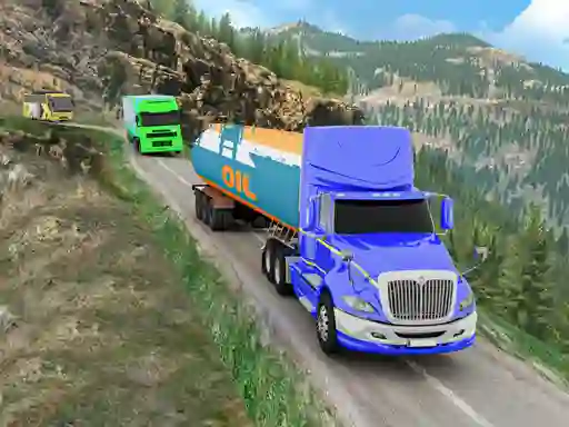 Gêm Oil Tanker Transport Truck ar-lein