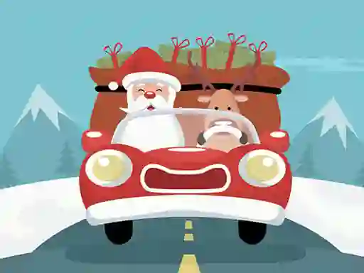 Gêm Santa Giving Presents Jigsaw ar-lein