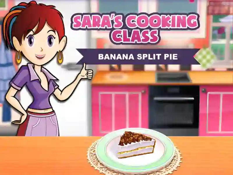 Gêm Banana Split Pie: Sara`s Cooking Class ar-lein