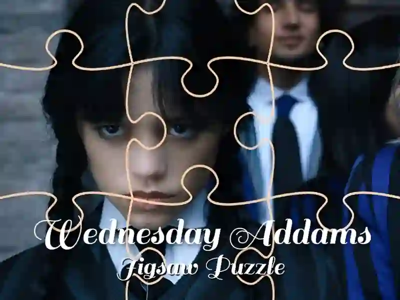 Gêm Wednesday Addams Jigsaw Puzzle ar-lein