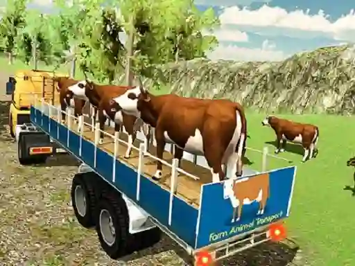 Gêm Offroad Animal Truck Transport ar-lein