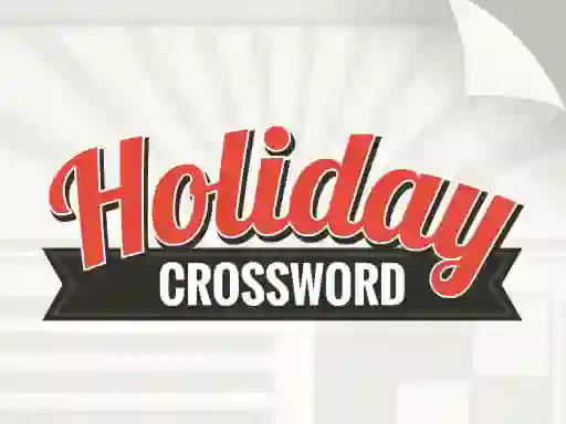 Gêm Holiday Crossword ar-lein