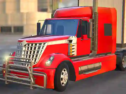 Gêm American Truck Car Driving ar-lein