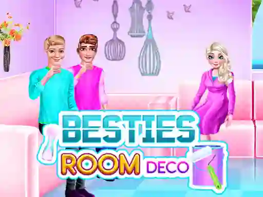 Gêm Besties Room Deco ar-lein