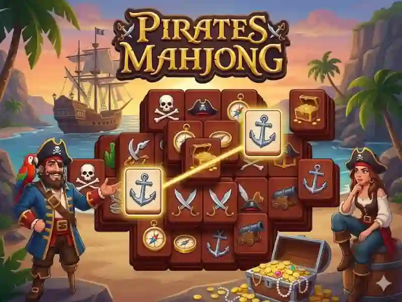 Gêm Pirates Mahjong ar-lein