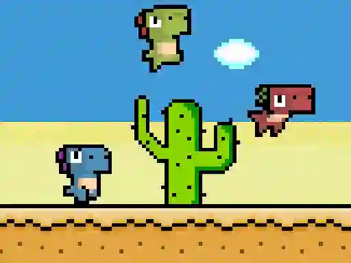 Gêm Pixel Dino Run ar-lein
