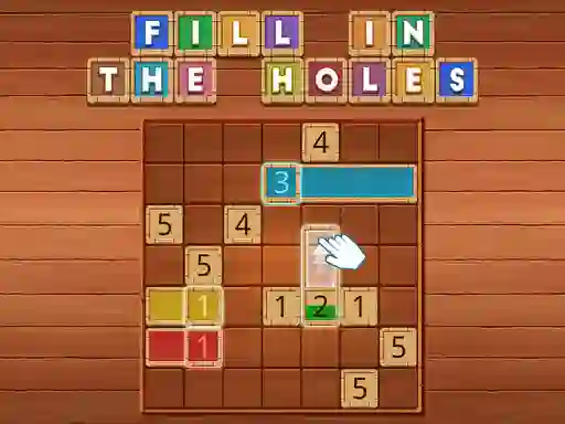 Gêm Fill In the holes ar-lein