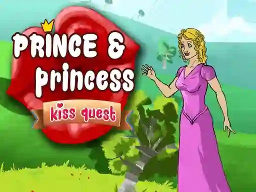 Gêm Prince & princess : Kiss quest ar-lein