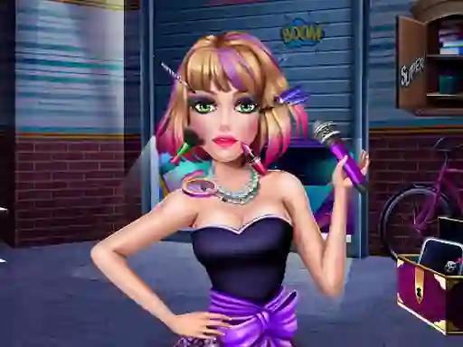 Gêm Makeup For A Star ar-lein