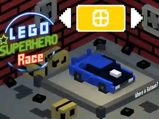 Gêm Lego Superhero Race ar-lein