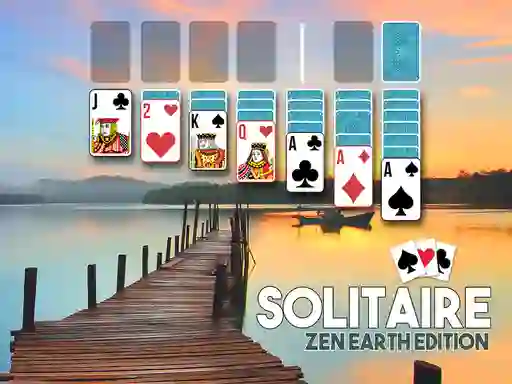 Gêm Solitaire zen earth edition ar-lein