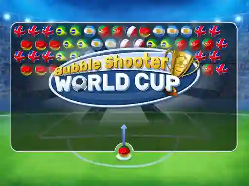 Gêm Bubble Shooter World Cup ar-lein