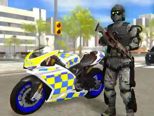 Gêm Police Bike City Simulator ar-lein