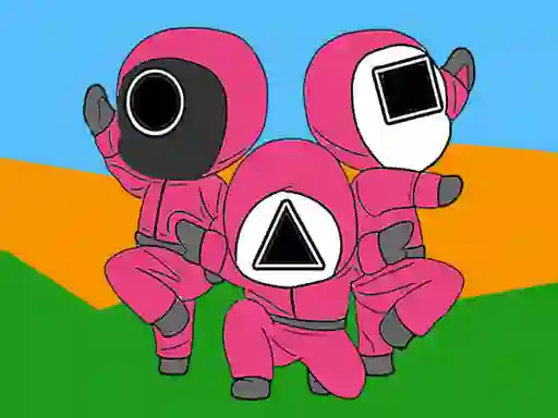 Gêm Squid Coloring Book ar-lein