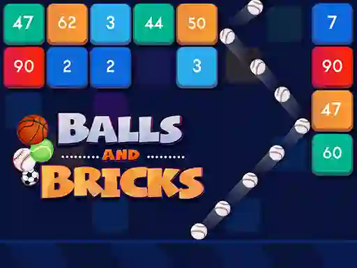 Gêm Balls and Bricks ar-lein