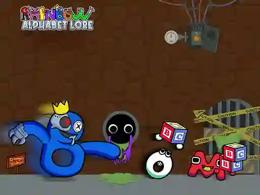 Gêm Rainbow Alphabet Lore ar-lein