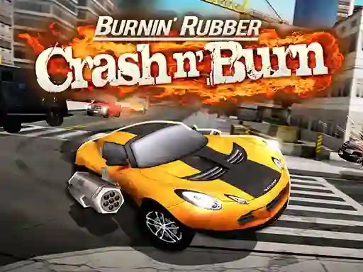 Gêm Burnin Rubber Crash n Burn ar-lein