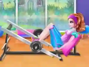 Gêm Princesses: fitness against fat ar-lein
