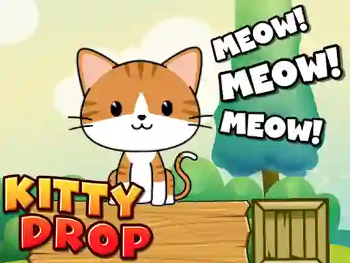 Gêm Kitty Drop save the Kat ar-lein