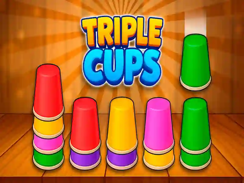 Gêm Triple Cups ar-lein