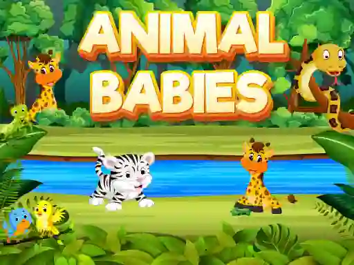 Gêm Animal Babies ar-lein