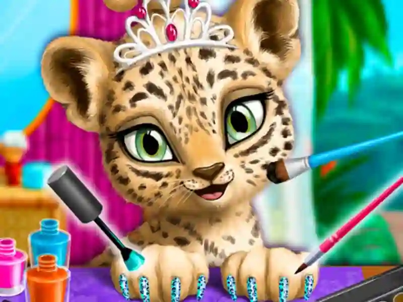 Gêm Jungle Animal Hair Salon ar-lein