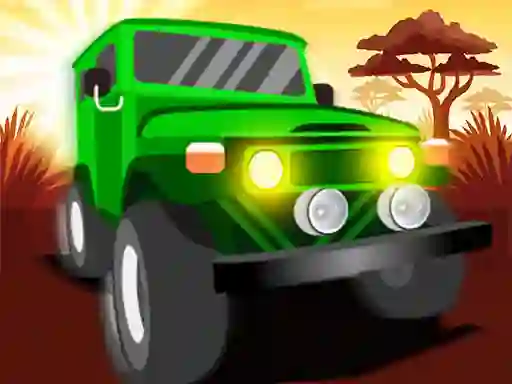 Gêm Africa Jeep Race ar-lein