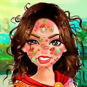 Gêm Wonder Woman Face Care ar-lein