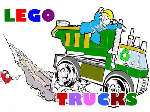 Gêm Lego Trucks Coloring ar-lein