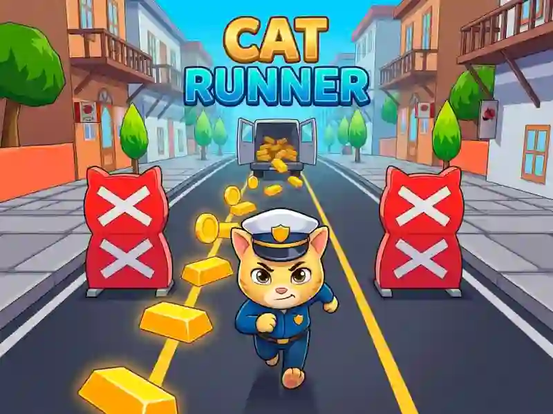 Gêm Cat Runner ar-lein