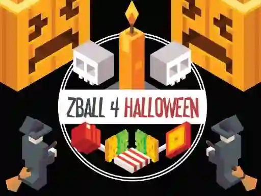 Gêm ZBall 4 Halloween ar-lein