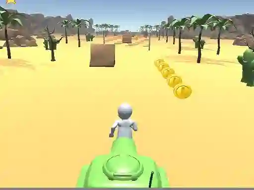 Gêm 3D Desert Parkour ar-lein