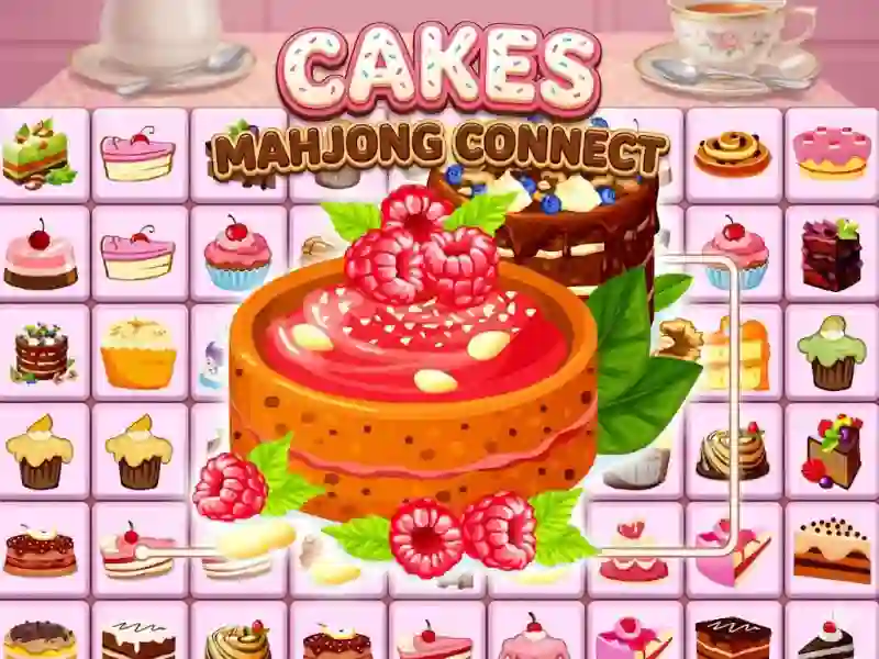 Gêm Cakes Mahjong Connect ar-lein