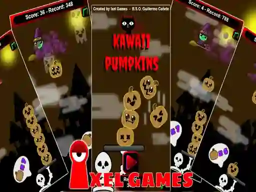 Gêm Kawaii Pumpkins ar-lein