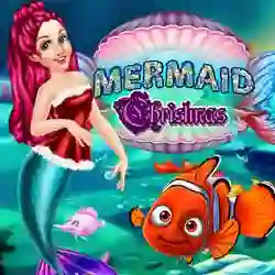 Gêm Mermaid Christmas ar-lein