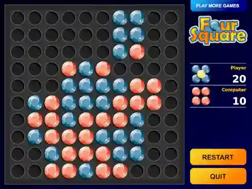 Gêm Four Square ar-lein