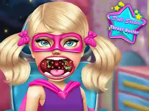 Gêm Doll Sister Throat Doctor ar-lein