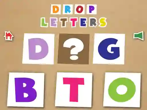Gêm Drop Letters ar-lein