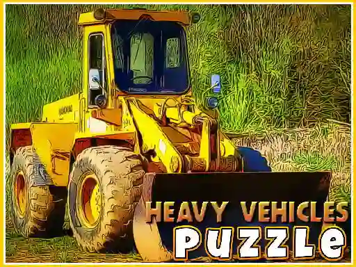 Gêm Heavy Vehicles Puzzle ar-lein